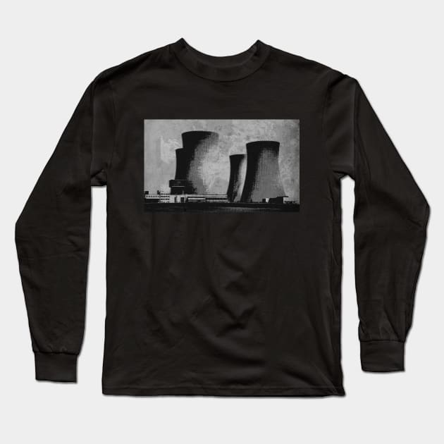 Doomer Nuclear Postcard Long Sleeve T-Shirt by CTShirts